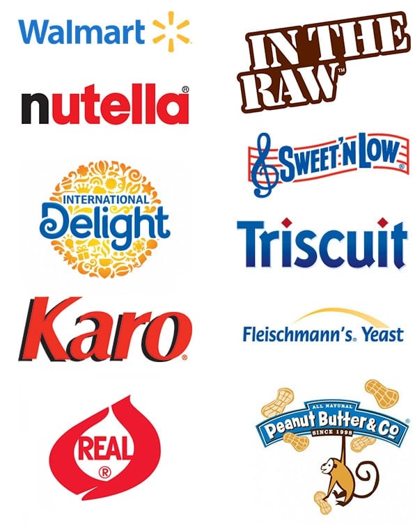 BRANDS I HAVE WORKED WITH