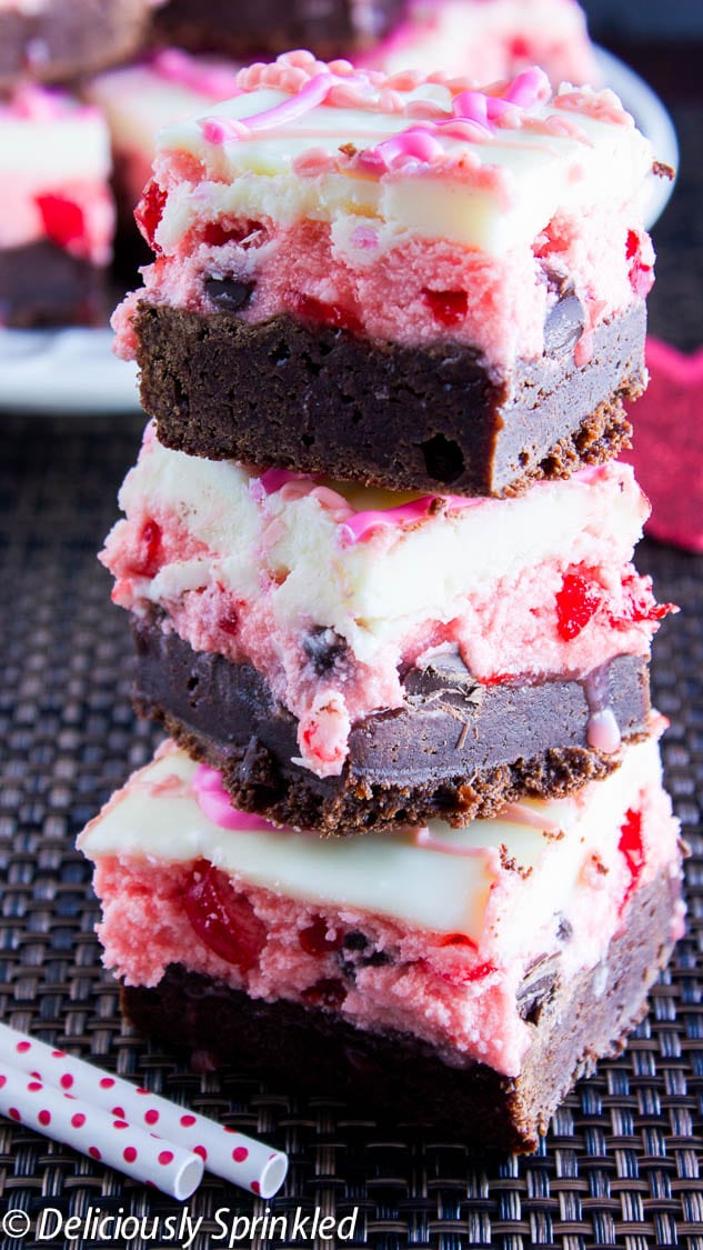 Cherry Chocolate Chip Brownies Deliciously Sprinkled
