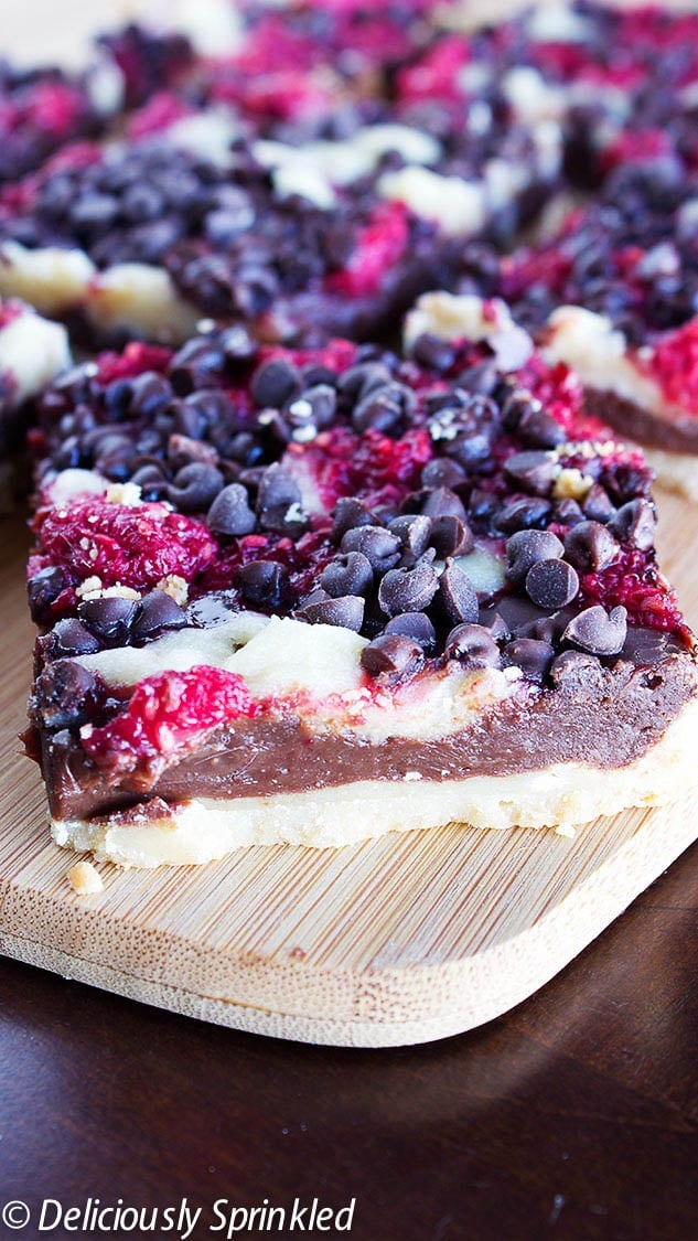 Dark Chocolate Raspberry Pie Bars-recipe (1 of 3)