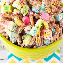 Lucky Charms Party Mix, Pretzel Party Mix