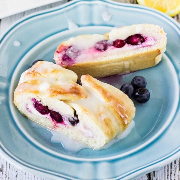Blueberry Lemon Cream Cheese Bread Deliciously Sprinkled