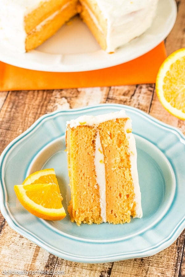 Orange Cream Cake