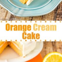 Orange Cream Cake Recipe
