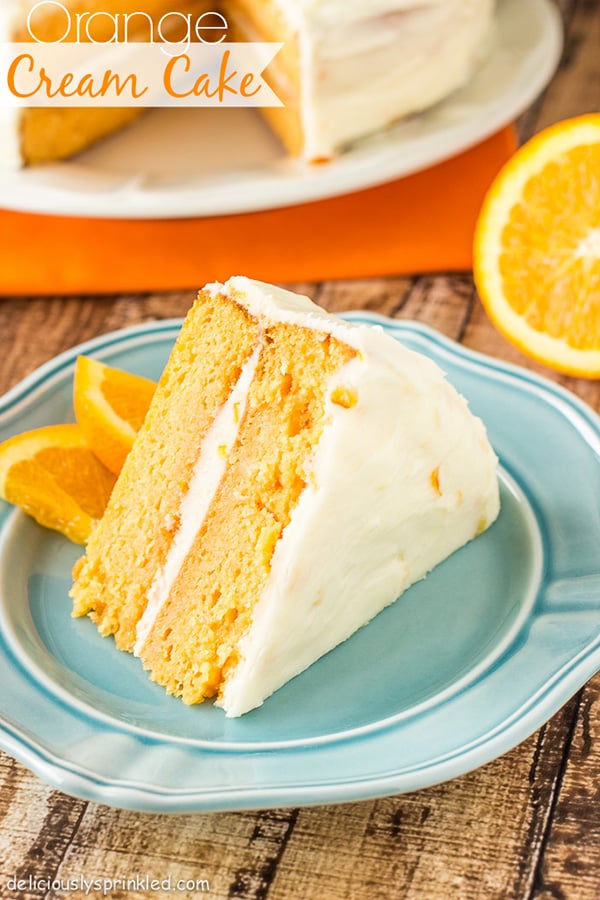 Orange Cream Cake Recipe