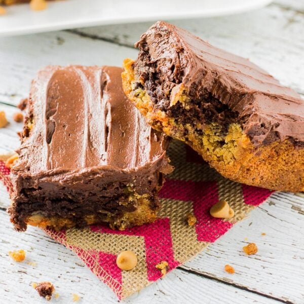 Peanut Butter Cookie Brownies Deliciously Sprinkled