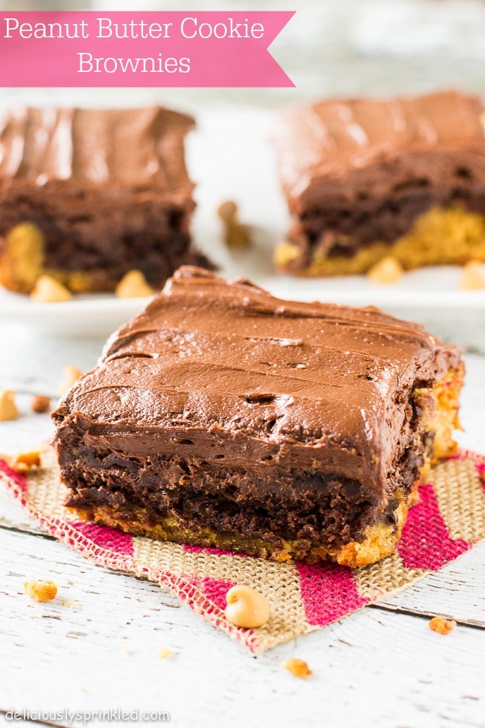 Peanut Butter Cookie Brownies