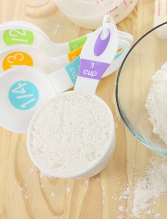 How to measure flour for baking