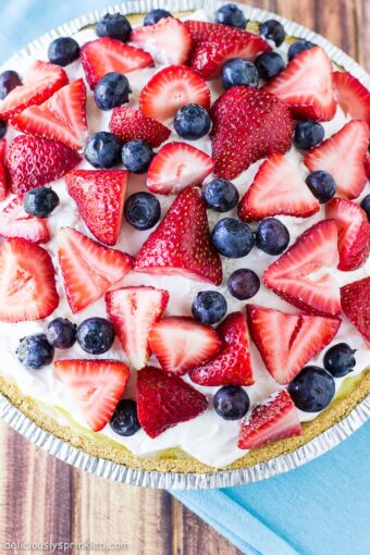 Very Berry Ice Cream Pie – Deliciously Sprinkled