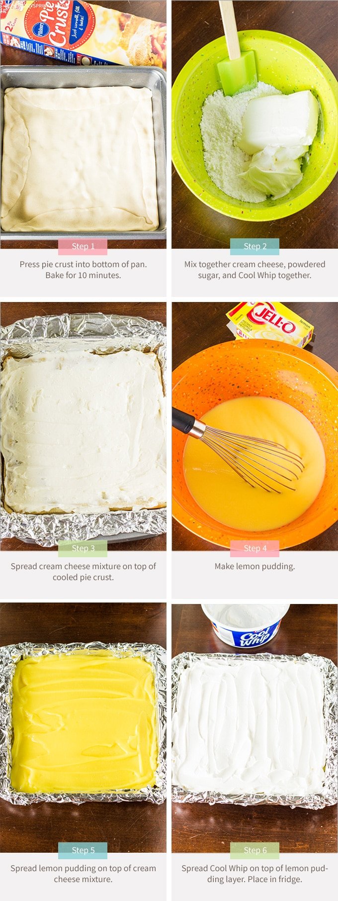 Lemon Pie Bars Recipe