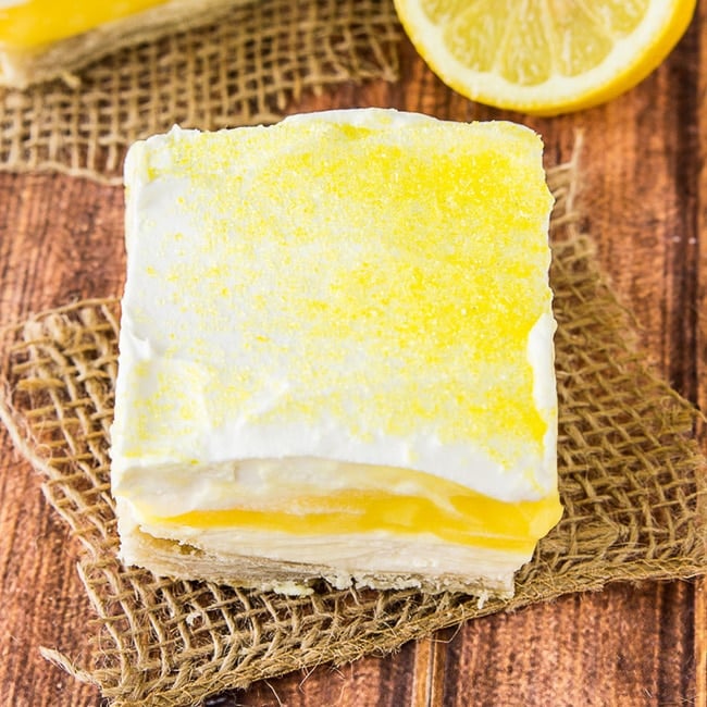 Lemon Pie Bars Recipe