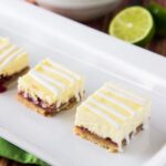 Strawberry Lime Cheesecake Bars Recipe