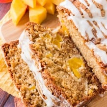 Glazed Peach Bread Recipe