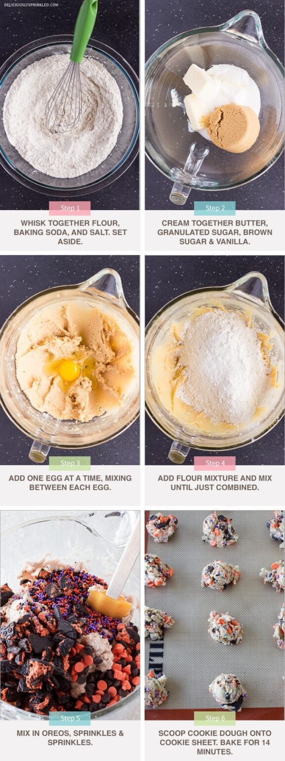 Oreo Funfetti Cookies Deliciously Sprinkled