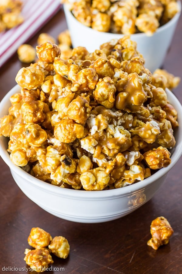 Oven Baked Caramel Corn