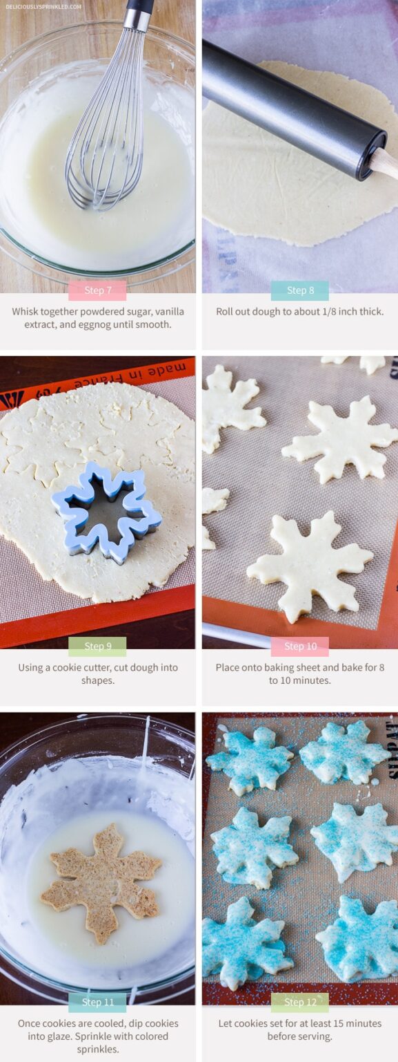 Eggnog CutOut Cookies Deliciously Sprinkled