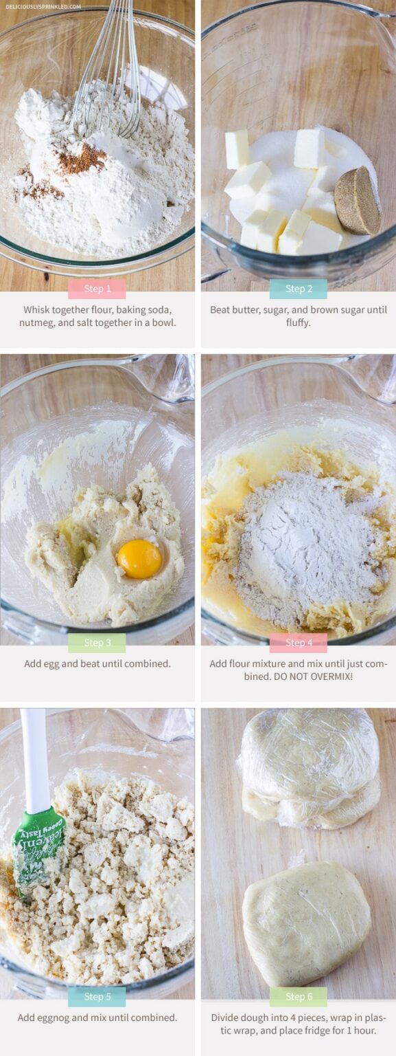 Eggnog CutOut Cookies Deliciously Sprinkled