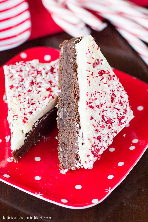 Peppermint Bark Brownies