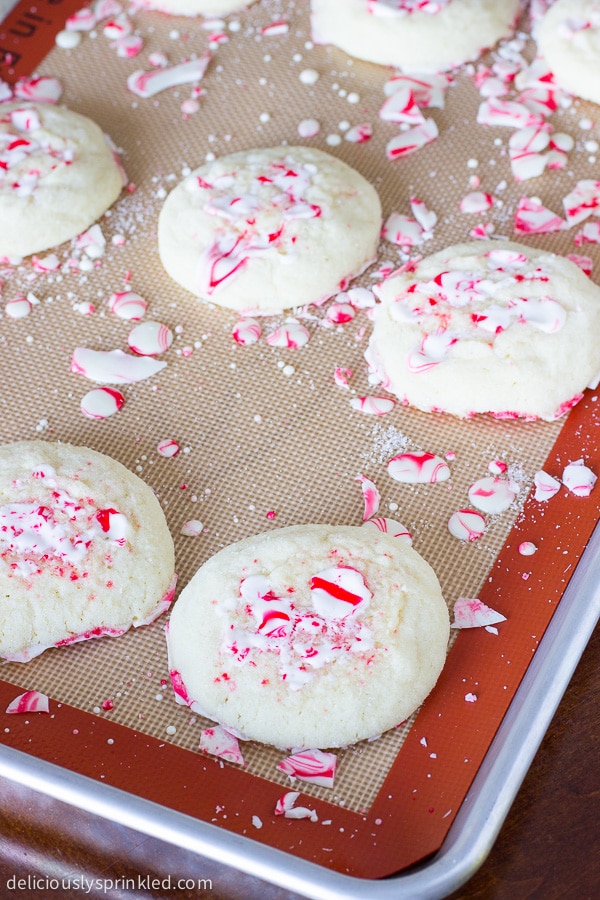 Peppermint Sugar Cookies