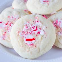 Peppermint Sugar Cookies, perfect Christmas Cookie recipe.