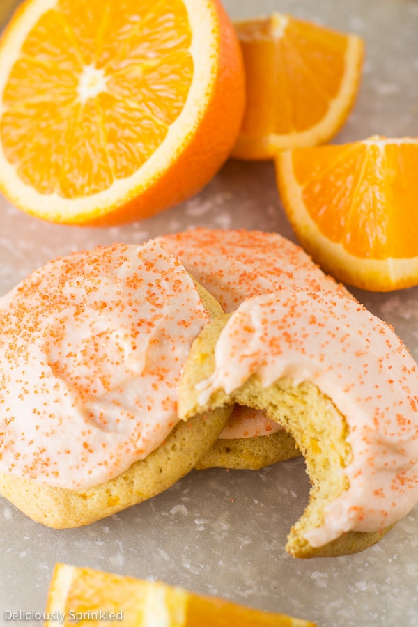 Frosty Orange Cookies