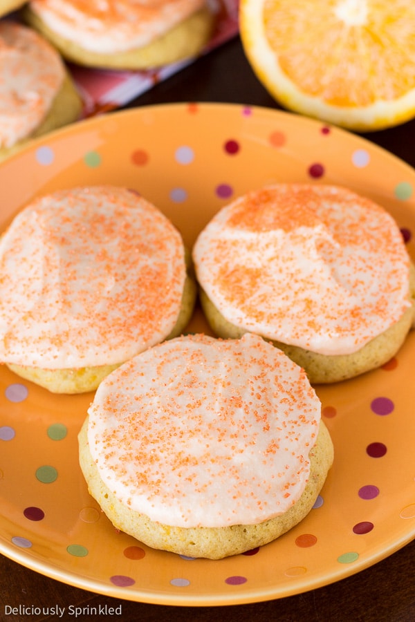 Frosty Orange Cookies