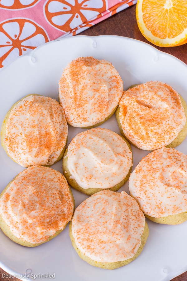 Frosty Orange Cookies
