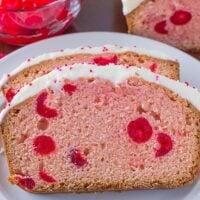 SWEET CHERRY BREAD WITH CREAM CHEESE FROSTING RECIPE