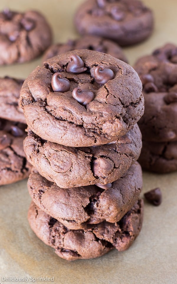 Chocolate Chocolate Chip Cookies