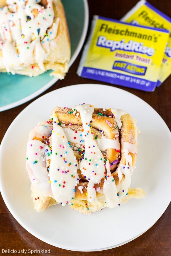 Homemade Funfetti Cinnamon Rolls