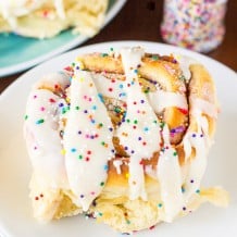 Homemade Funfetti Cinnamon Rolls