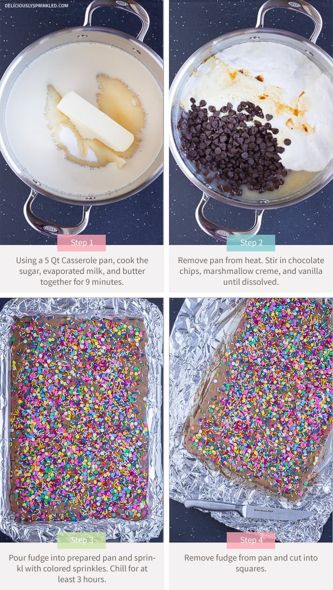 Easy to make Marshmallow Creme Fudge Recipe