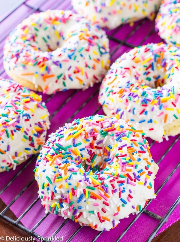 Baked Vanilla Donuts