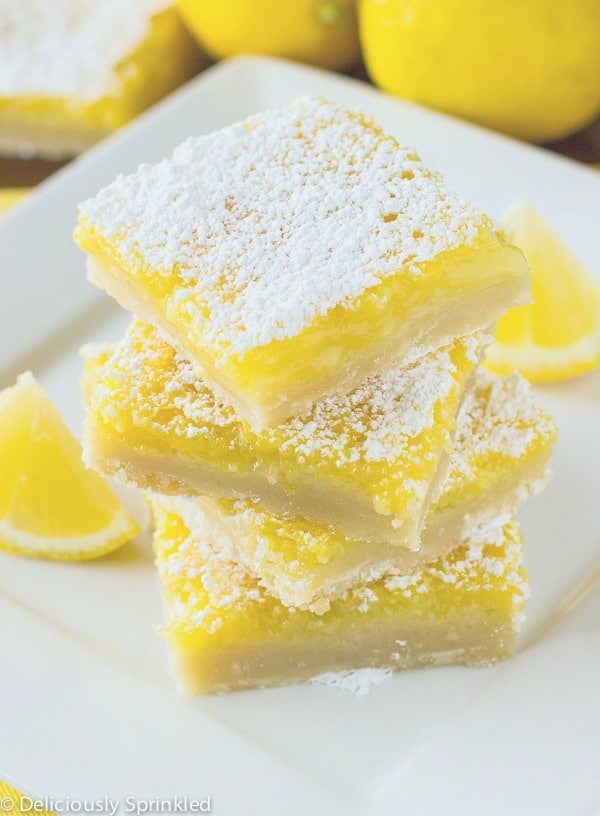 Classic Lemon Bars – Deliciously Sprinkled