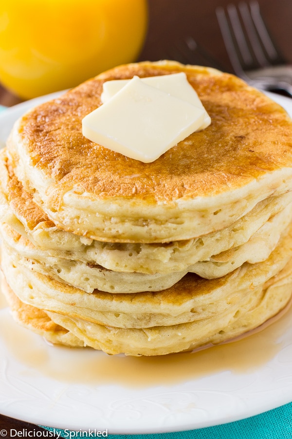 Homemade Buttermilk Pancakes