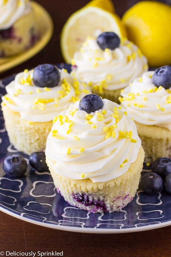 Lemon Blueberry Cupcakes