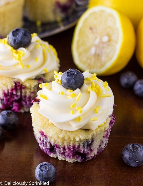 Lemon Blueberry Cupcakes