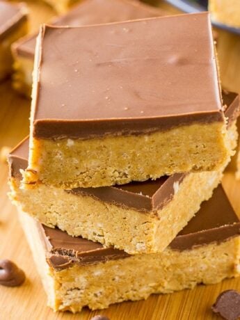 No-Bake Chocolate Peanut Butter Bars