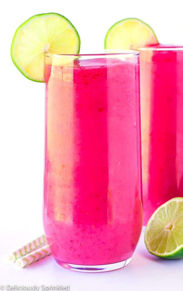 Raspberry Lime Smoothie