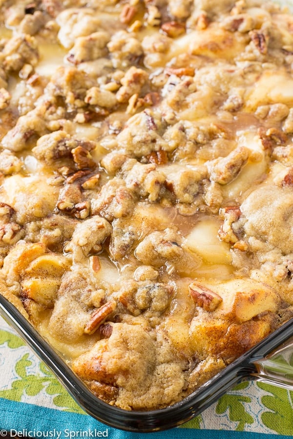 Apple Streusel French Toast Bake