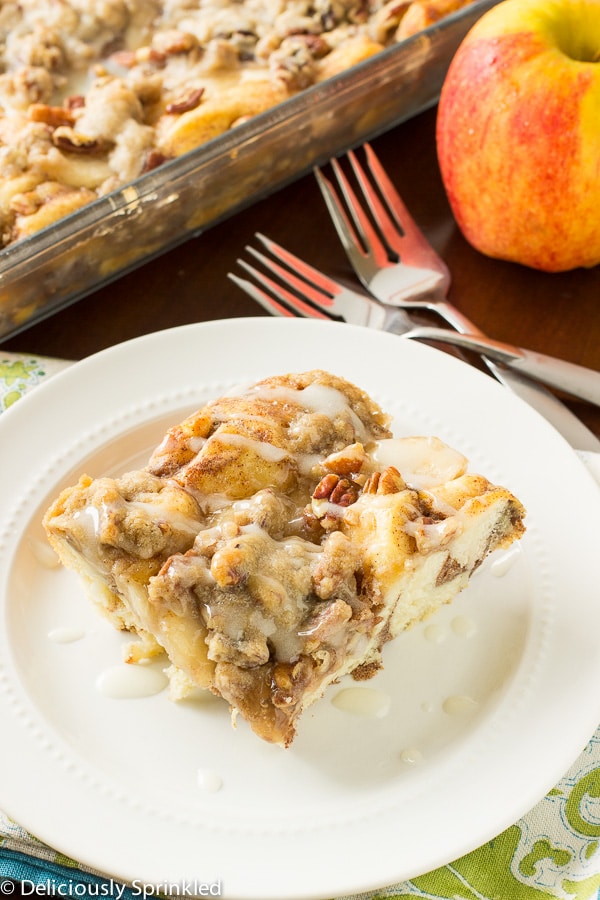 Apple Streusel French Toast Bake