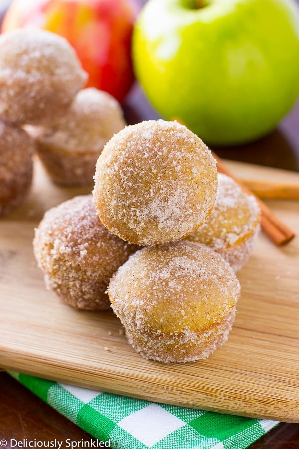 Baked Apple Cider Donut Holes