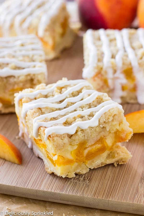 Peaches and Cream Bars Easy Dessert Recipe