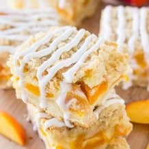 Peaches and Cream Bars Easy Dessert Recipe