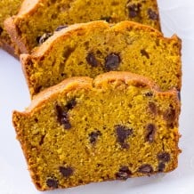 PUMPKIN CHOCOLATE CHIP BREAD