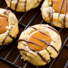 SALTED CARAMEL CHOCOLATE CHIP COOKIES