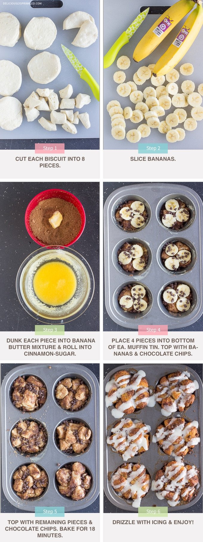 BANANA MONKEY BREAD MUFFINS