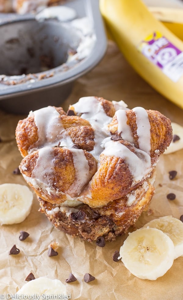 Banana Monkey Bread Muffins