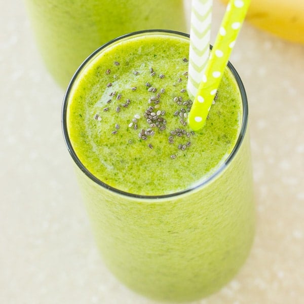 Energizing Peach Green Tea Smoothie