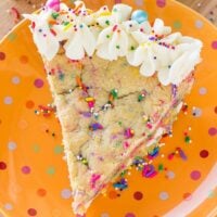 FUNFETTI COOKIE CAKE