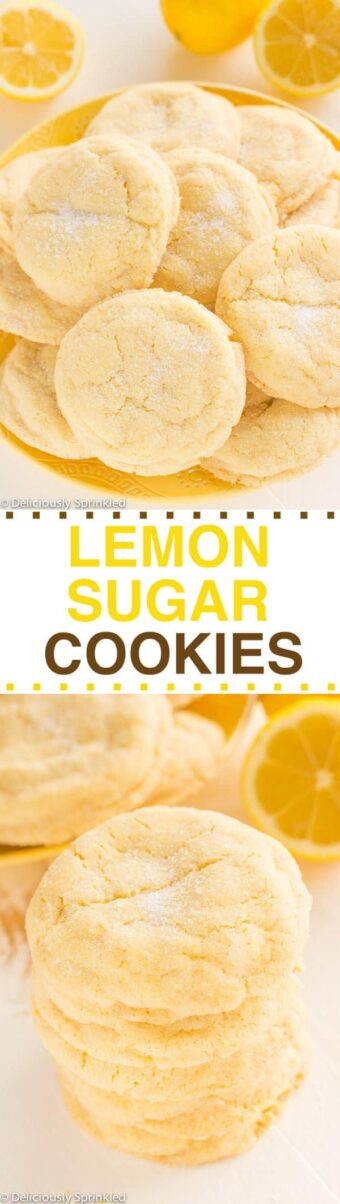 Lemon Sugar Cookies – Deliciously Sprinkled